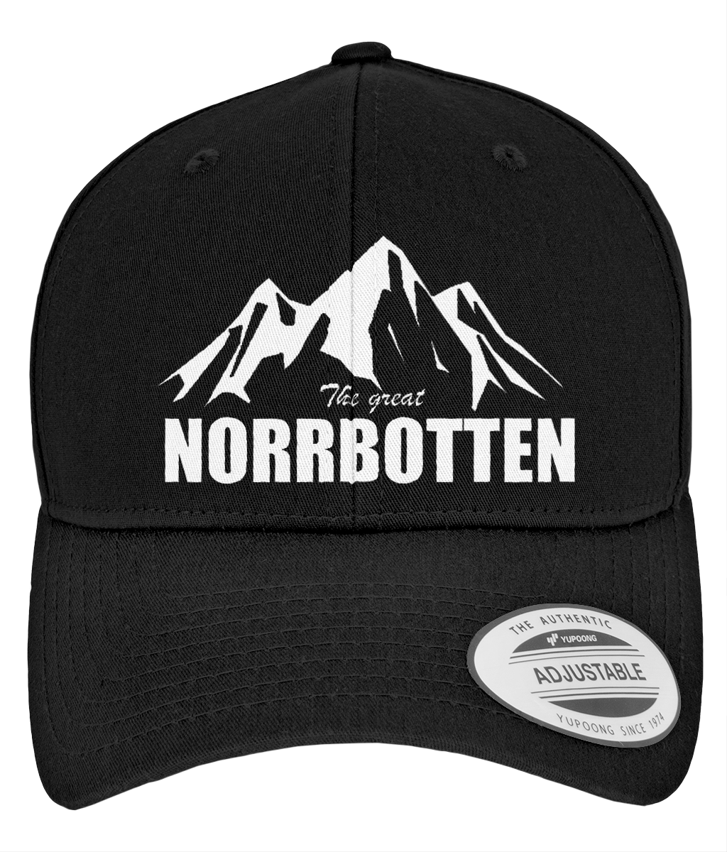Norrbotten Snapback svart – Curved Classic