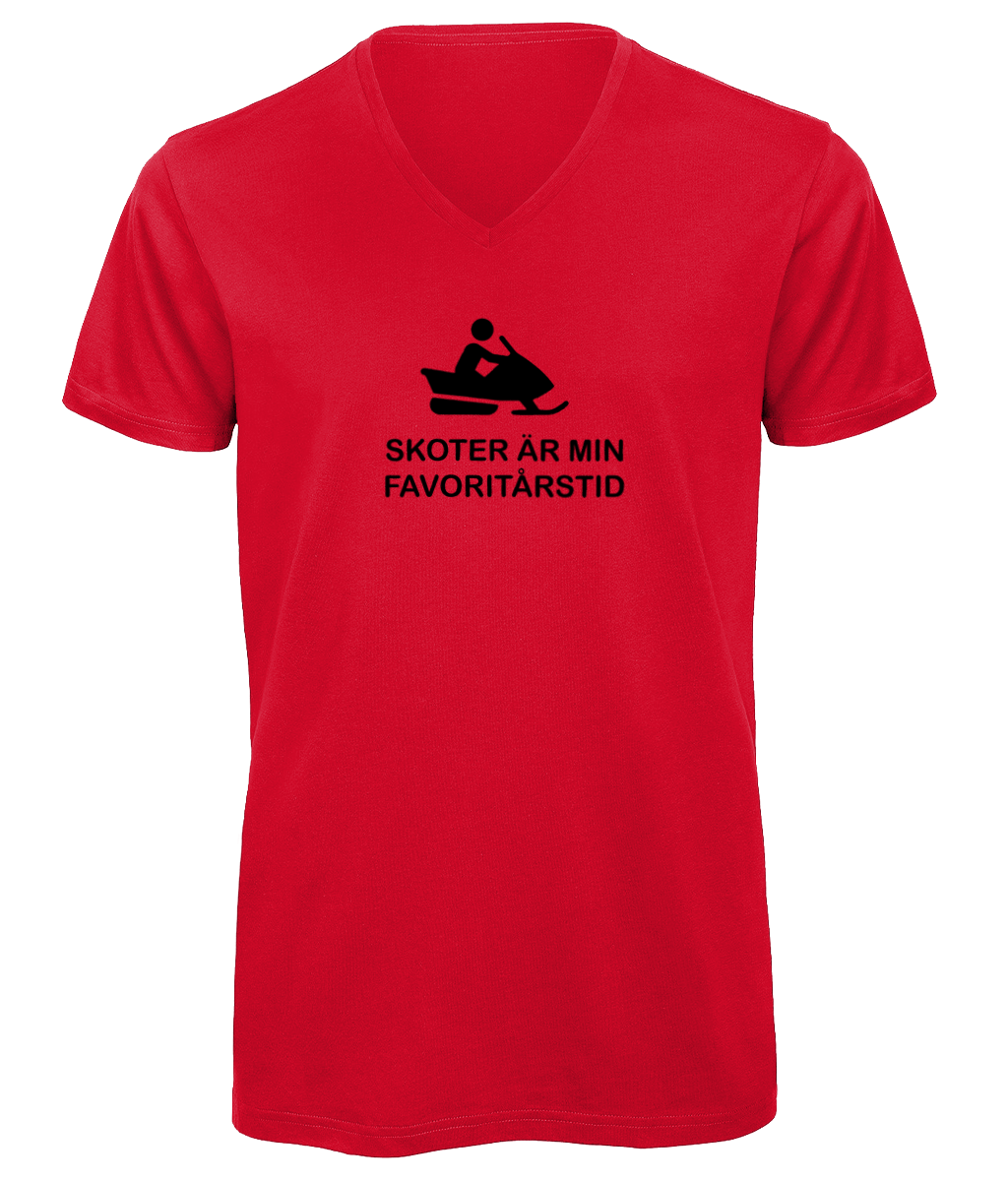 Dam T-shirt – Skoter är min favoritårstid - olika färger