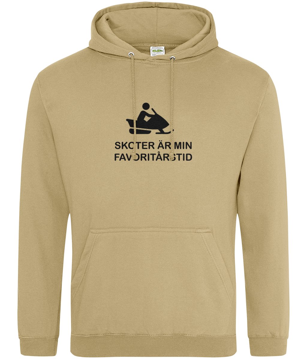 Skoter är min favoritårstid – Hoodie beige