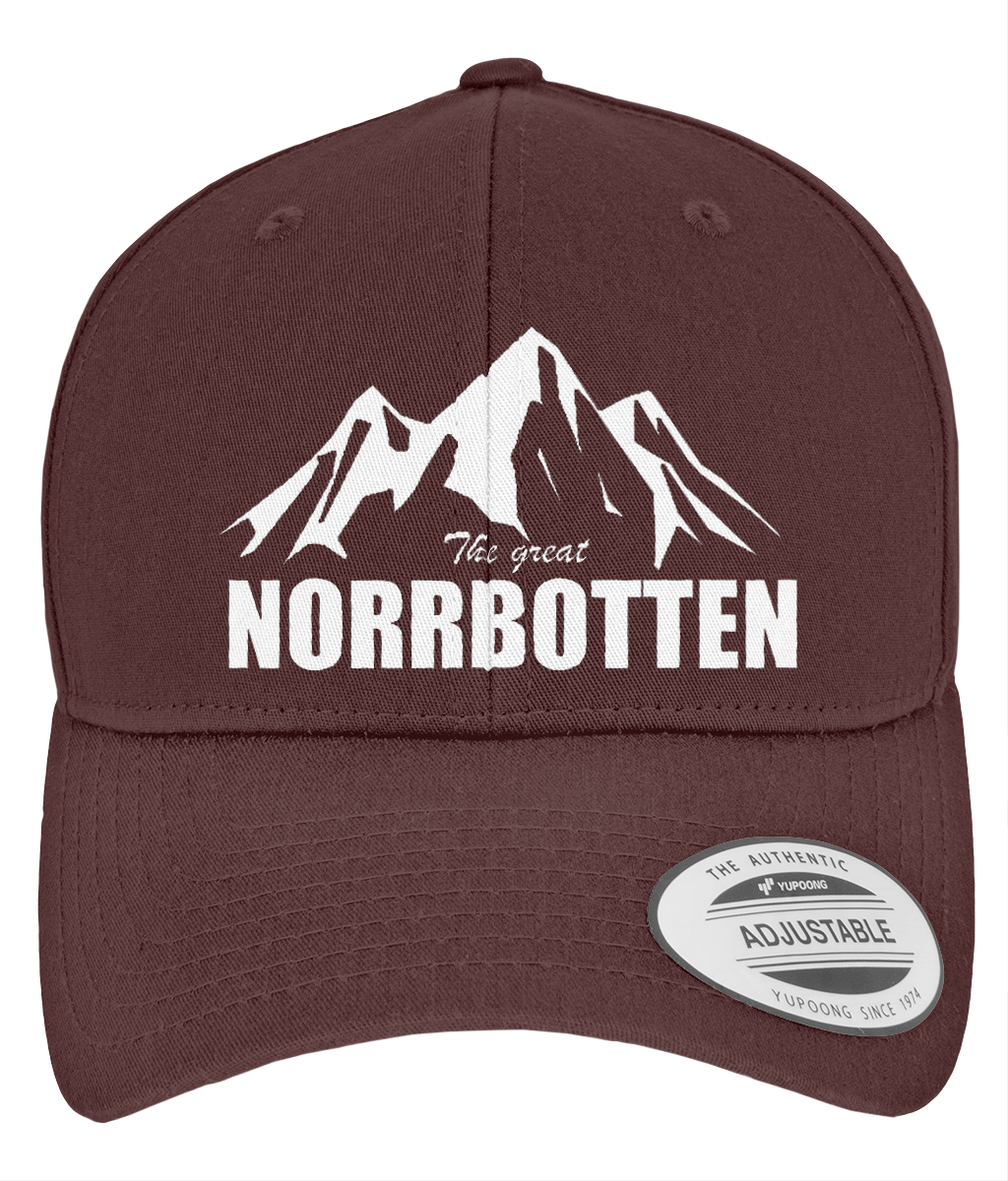 Norrbotten Snapback choklad brun – Curved Classic