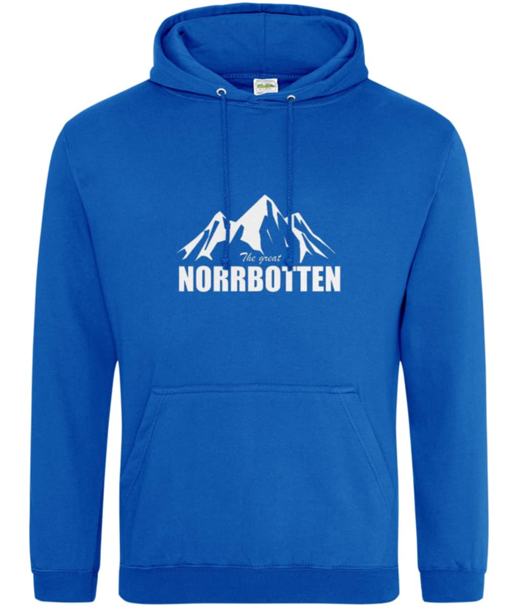 The Great Norrbotten – Safirblå Hoodie