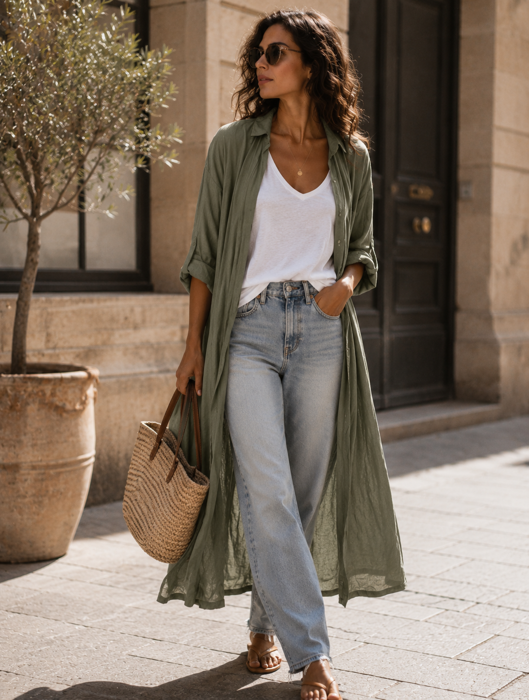 Linnekappa Riviera Khaki