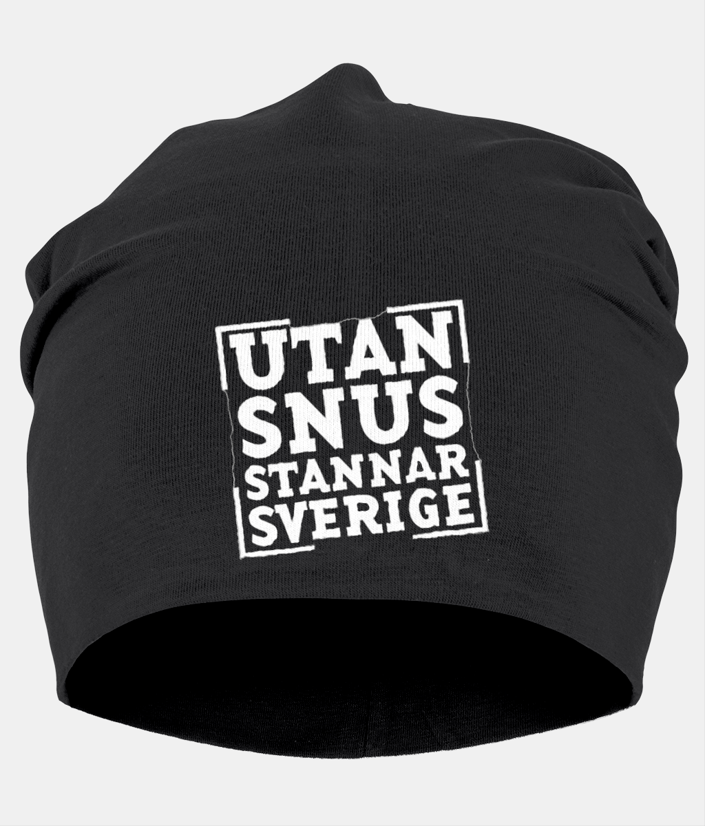 Beanie – Utan snus stannar  Sverige