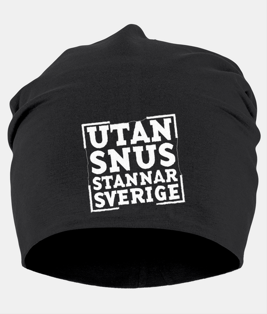 Beanie – Utan snus stannar  Sverige