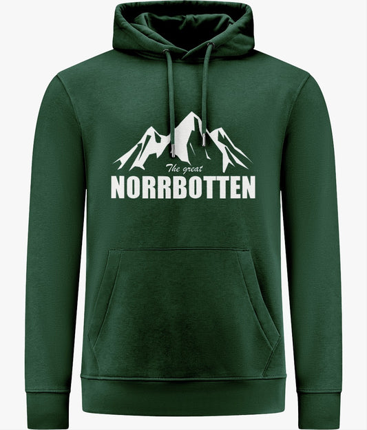 Hoodie Norrbotten skogsgrön