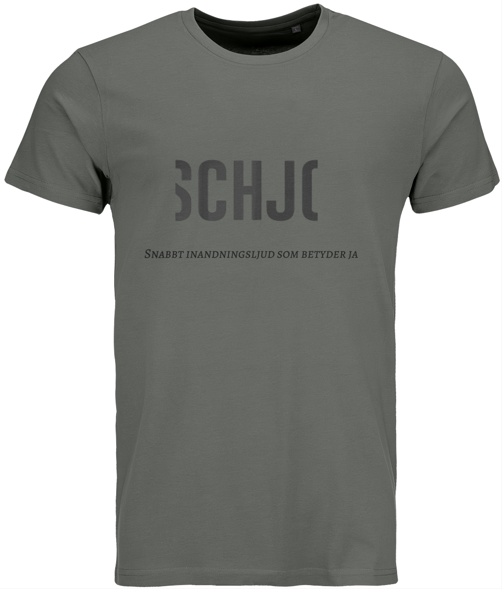 SCHJC – Snabbt inandningsljud som betyder  ja -olika fäger