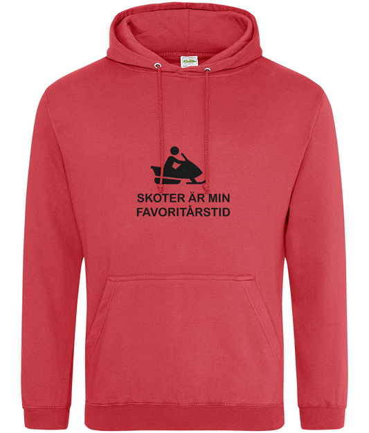 Skoter är min favoritårstid – Hoodie soft röd