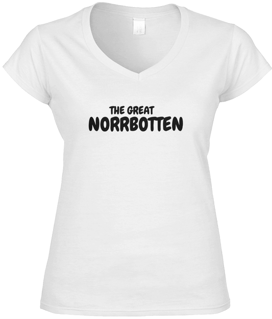 The Great Norrbotten Vit  – V-ringad T-shirt