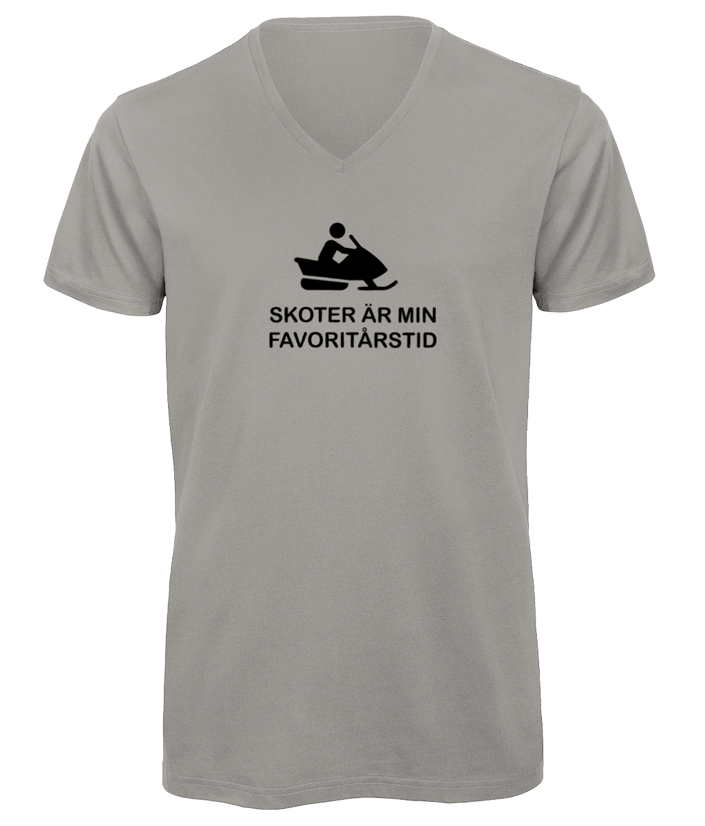 Dam T-shirt – Skoter är min favoritårstid - olika färger