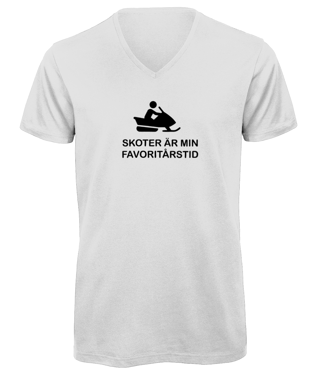 Dam T-shirt – Skoter är min favoritårstid - olika färger