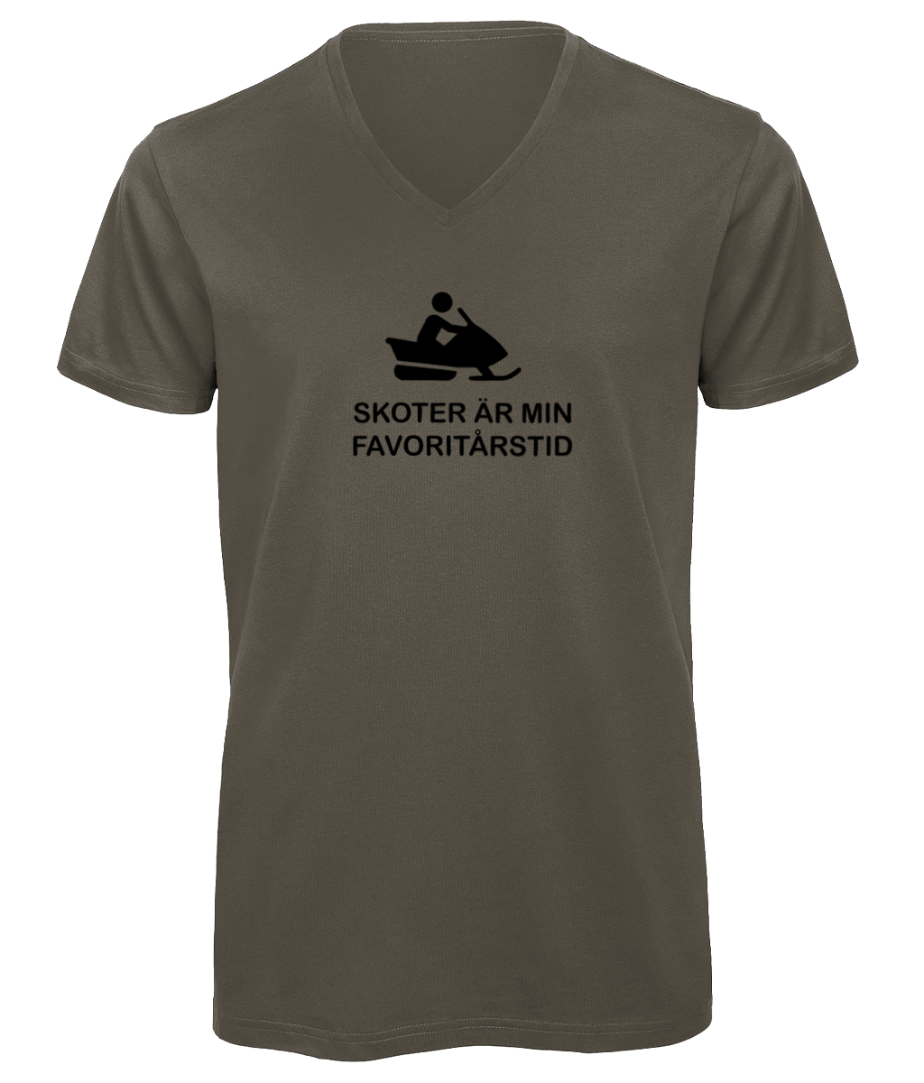 Dam T-shirt – Skoter är min favoritårstid - olika färger