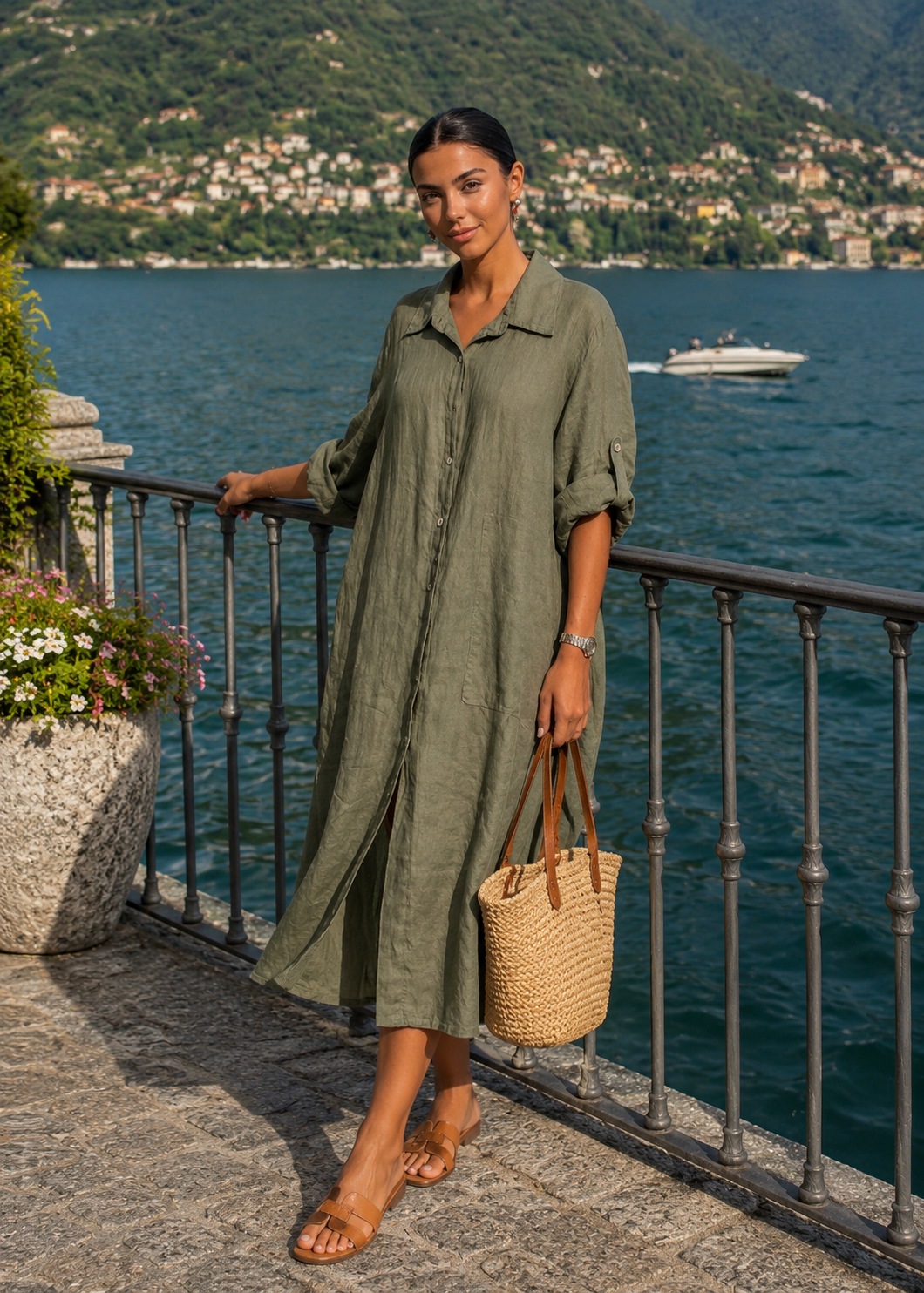 Skjortklänning i linne – effortless chic i flera färger