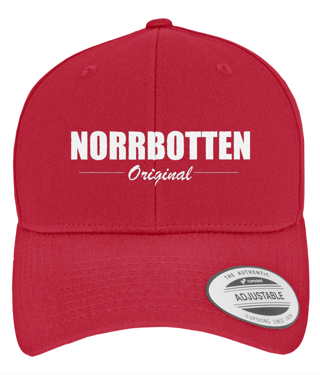 Norrbotten Original  röd – Curved Classic Snapback