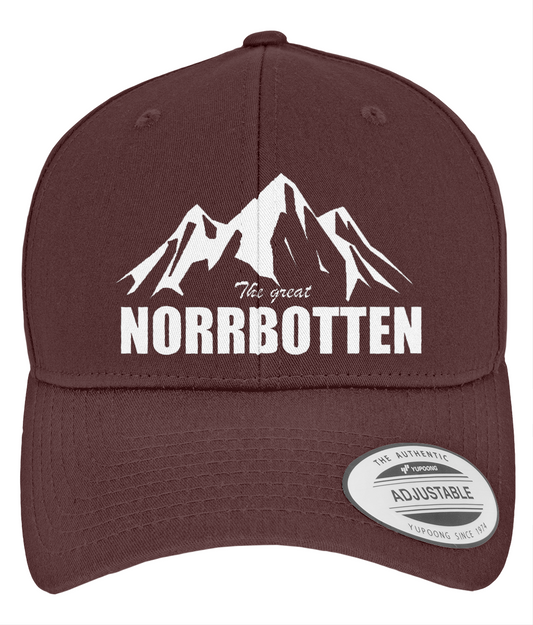 Norrbotten Snapback choklad brun  – Curved Classic