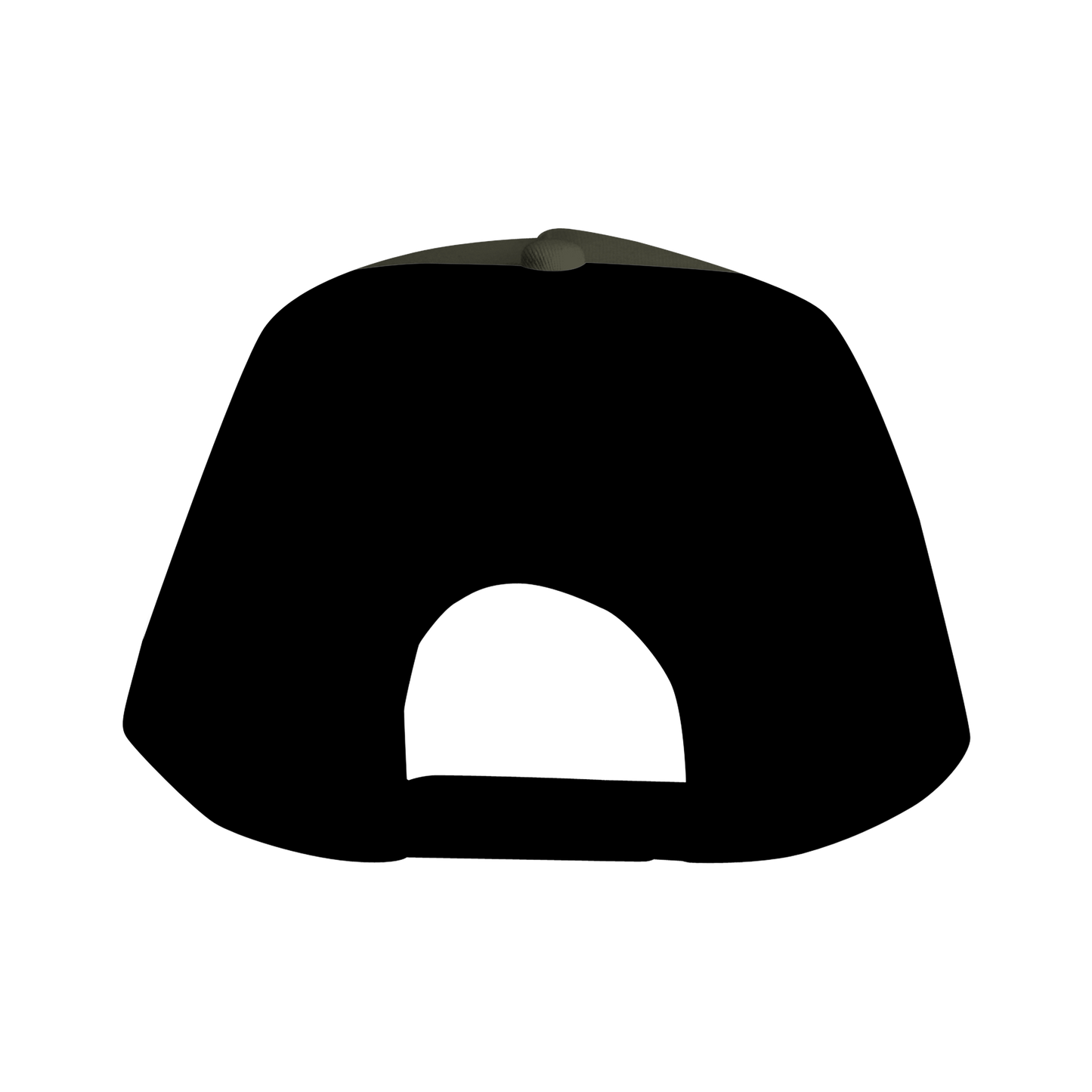Snapback Trucker keps med brodyr Khaki/svart
