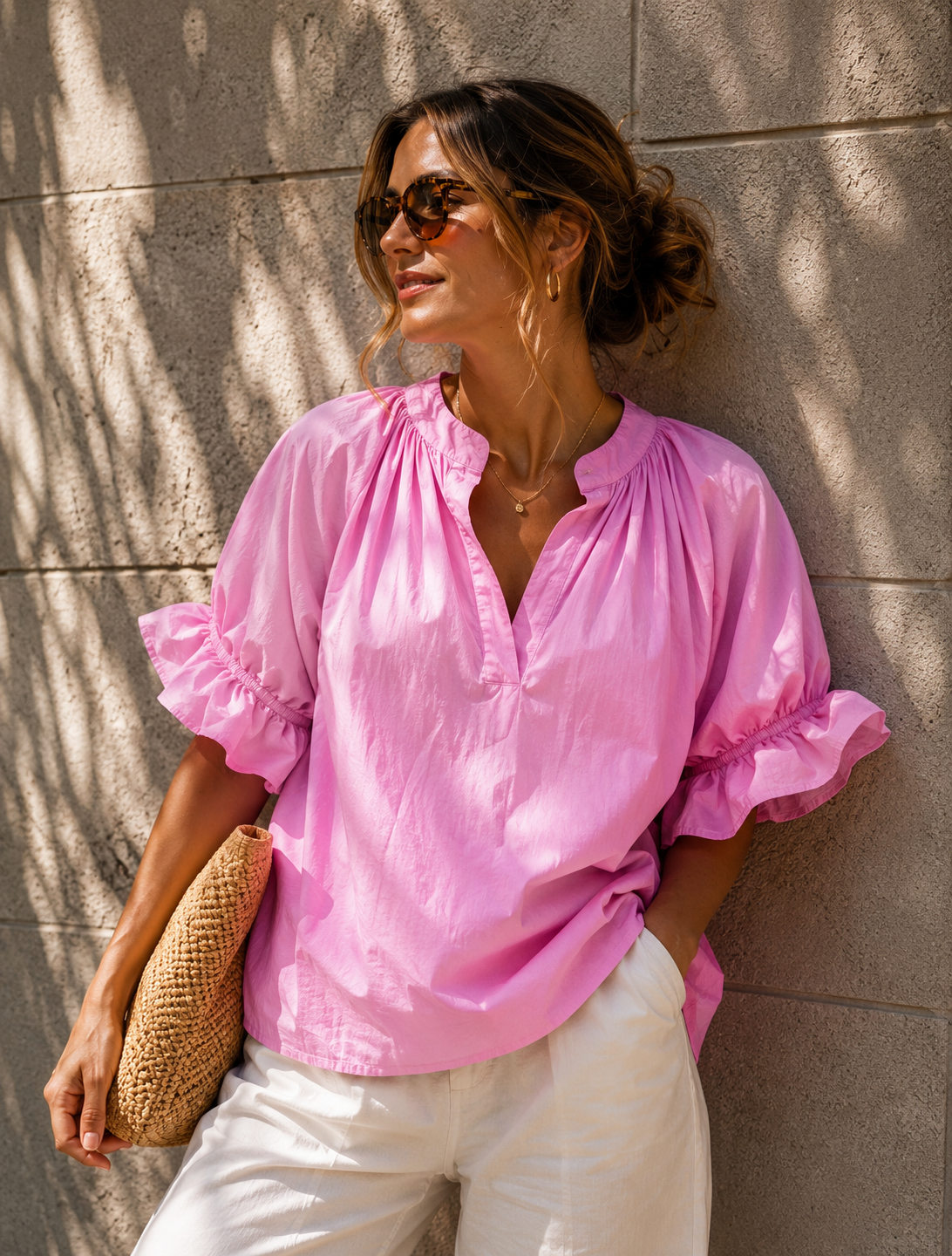 DREAM BLOUSE  in pink
