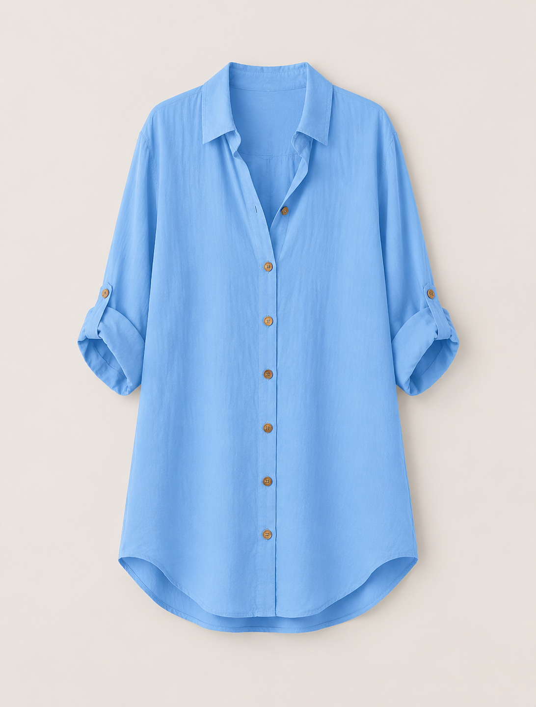 Oversized skjorta babyblue