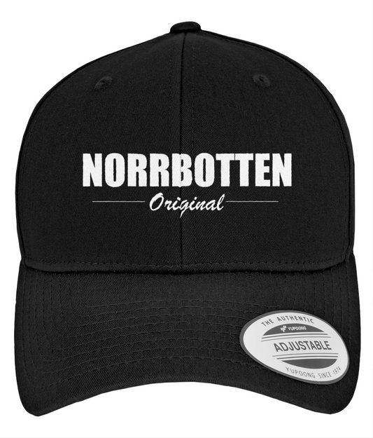 Norrbotten Original  svart – Curved Classic Snapback