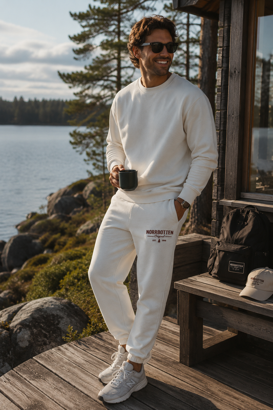 Norrbotten Sweatpants –vit